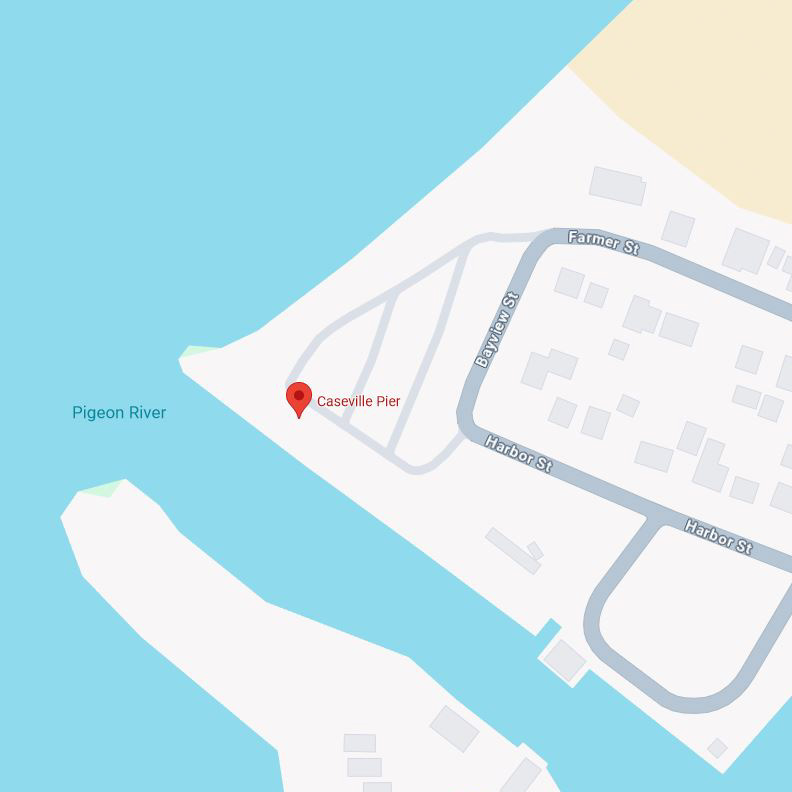 Caseville Pier Map